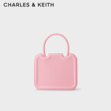 CHARLES&KEITH小方Perline饼干包手提包单肩包包女包生日520礼物CK2-30781598 CK2-30781598-1粉红色Pink S