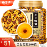 福茗源昆仑雪菊胎菊新疆天山雪血菊野菊花茶胎菊花草茶养生茶饮200g