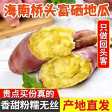海南正宗桥头地瓜【拒假货】高端地瓜桥头镇发货板栗红薯富硒 精品果单果重2.5-7俩5斤官版普通 金黄