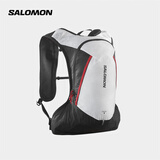 萨洛蒙（Salomon）男女款 户外运动轻量透气舒适旅行登山徒步双肩背包 CROSS 8 白色 C21855 均码