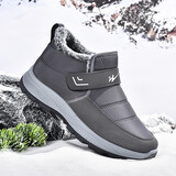 双星八特休闲鞋男爸爸鞋冬季加绒保暖运动棉鞋加厚长毛老人鞋中老年棉靴44