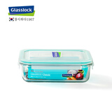 Glasslock韩国进口钢化玻璃保鲜盒长方形便当盒加厚耐摔饭盒碗 990ml