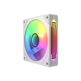 丛林豹 棱镜4代pro12CM白色机箱散热风扇神光同步5V3针ARGB幻彩PWM温控二代静音风扇 白色反叶 棱镜4代pro ARGB风扇