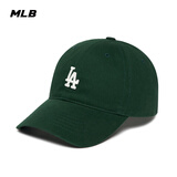 MLB官方 KARINA同款男女时尚百搭软顶棒球帽遮阳帽户外夏季CP77 洛杉矶道奇队/绿色 均码