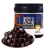 乐天黑巧克力韩国进口lotte梦 巧克力豆零食黑巧送人礼物年货 82%巧克力豆1罐