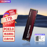 七彩虹(Colorful) CN600固态硬盘1TB 长江存储TLC颗粒ssd台式机PCIE3.0 硬盘 镭风CF600  1T pcie 3.0