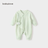 babylove婴儿连体衣春秋季初生儿宝宝和尚服婴儿衣服满月哈衣秋装