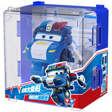 奥迪双钻超级飞侠15公仔玩偶儿童玩具套装变形机器人 大号机库变形机器人-露探长