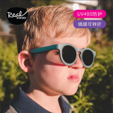 REAL SHADES儿童太阳镜 男女童防紫外线宝宝防晒墨镜炫酷系列 橄榄绿色 4岁+