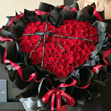 维纳斯鲜花速递红玫瑰花束生日礼物全国花店同城配送女友老婆 宠爱-99朵红玫瑰爱心花束