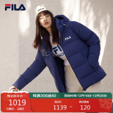 FILA 斐乐官方男子羽绒服冬季时尚休闲连帽保暖上衣外套