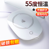 创威悦加热杯垫加热保温恒温杯垫加热牛奶器办公室送礼加热器玻璃暖杯垫 水滴杯垫白色