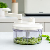 下村（SHIMOMURA）日本进口工业蔬菜绞碎器手动搅碎机切馅料器多功能家用厨房绞菜机 大号/1700ml
