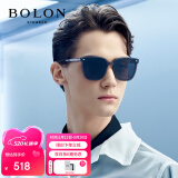 暴龙（BOLON）眼镜王俊凯同款防紫外线方框太阳镜女开车偏光墨镜男潮 BL3027C12