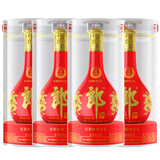 郎酒青花郎53度酱香型天宝洞藏陈酿收藏送礼佳品高度白酒 53度 500mL 4瓶 红十五