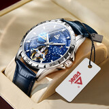 匹克 星空系列手表男款多功能机械表全自动防水机械风男士潮流腕表