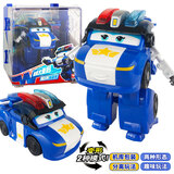 奥迪双钻（AULDEY）超级飞侠新款大号机库装变形机器人汽车飞机玩具套装儿童生日礼物 大版变形【机库装】露探长780235 正版授权