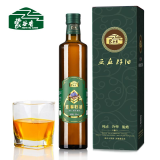 蒙谷香 有机亚麻籽油小瓶 500ML 初榨 冷榨 脱蜡 亚麻酸含量59.7% 1瓶（简装）