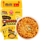 不倒翁韩国进口 原味芝士拌面 120g*4袋 韩式拉面方便面 速食拌面泡面