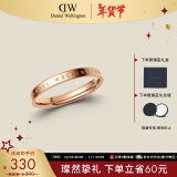 丹尼尔惠灵顿（DanielWellington）dw戒指女饰品情侣戒指玫瑰金新年礼物送女友DW00400020