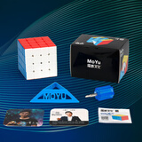 魔域文化最强大脑魅龙磁力魔方RS3M V5魅龙3M V2磁力3阶顺滑竞速比赛 【初学进阶】魅龙4M 磁力版