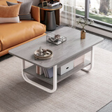 立太茶几客厅小户型家用小茶几现代简约沙发边几桌矮桌茶台茶桌子 80CM 莫兰迪松木色【加厚钢架】