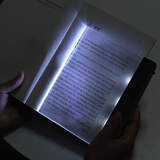 微光里 LED看书灯 平板床头阅读学生宿舍神器卧室床头被窝夜读学习台灯 看书灯【黑色无字*不含电池】