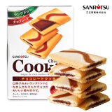 SANRITSU夹心饼干黑巧克力86.4g三立日本进口糕点休闲零食节日礼物12枚