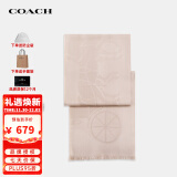 蔻驰COACH 奢侈品女士保暖奶茶色围巾CQ719TAUONE【品牌授权直供】