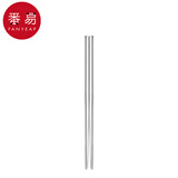 番易筷子/不锈钢A1pn201:螺旋纹防滑防霉一人一筷金属套装上班族 方圆光身18.5cm  1双