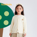 巴拉巴拉男童毛衣开衫2024春秋女童针织衫上衣线衫时尚百搭萌208324103207