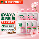 滴露（Dettol）洗手液滋润500g*6 抑菌洗手液家庭装儿童消毒无酒精温和护手
