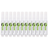 宝克（BAOKE）MP395 黑板笔可擦易擦绿板笔可加墨水可擦笔无粉尘污染学生教师教学办公用品文具 白色 12支/盒