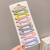 青草序曲儿童发饰女童发夹可爱公主卡小女孩气质头饰宝宝秋冬夹子 1水滴10件套