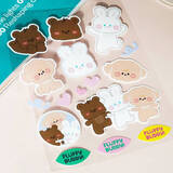 乐扣乐扣（LOCK&LOCK）水杯配件 防水卡通萌宠可爱元气贴纸