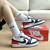 耐克（NIKE）Court Borough Low新款休闲蓝灰经典复古女子板鞋休闲运动小白鞋 DO7446-101白蓝红 38