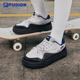 FILA FUSION斐乐潮牌女潮流板鞋2025年百搭舒适休闲鞋厚底鞋BANK
