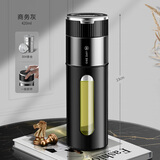 ONEDAY男士玻璃泡茶杯2025新款一键开盖高级男生防摔爆茶水分离杯便携 商务灰 防摔防烫+商务简约420ml