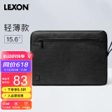 乐上（LEXON）笔记本电脑内胆包15.6/16英寸适用苹果男女简约轻便小巧黑色