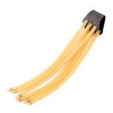 鬼爪弹弓皮筋强力扁皮加厚内穿弹弓配件卡球卡珠皮筋组 3付3卡6股皮筋组1745