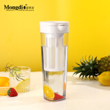 Mongdio冷萃咖啡壶冷萃瓶咖啡过滤壶冷泡果茶壶冰箱冷水壶冷萃杯 白色冷萃壶 1100ml
