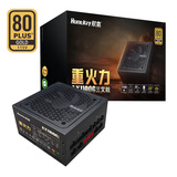 航嘉（Huntkey）重火力AX1100G黑色三叉戟金牌1100W电源（80PLUS金牌全模/ATX3.1/PCIe5.1/全电压/双CPU供电）