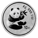 马甸藏品2000年-2024年熊猫银币含银量99.9%银 熊猫银币 2000年熊猫银币1盎司单枚