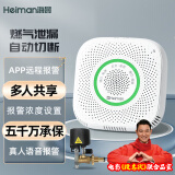 海曼（HEIMAN）燃气报警器智能WIFI型天然气可燃气体煤气泄漏探测报警自动断阀门