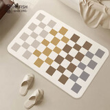 墨斗鱼浴室地垫硅藻土硅藻泥卫浴吸水防滑垫脚垫39*60cm