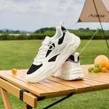 361°运动鞋男秋冬季网面厚底增高休闲通勤老爹跑步鞋子男672426763F-2