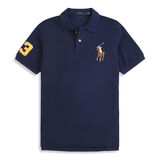 RRL RALPH LAUREN拉夫劳伦保罗Polo衫男翻领宽松短袖休闲商务衬衫男 宝蓝色  经典款 M (130-150斤)
