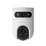 萤石H9c双目摄像头 POE版+32G监控专用存储卡 高清室外摄像头双摄 500万+500万 双画面监控摄像头