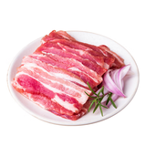 鲜京采 无抗日日鲜冷鲜煎烤五花肉片200g 火锅食材 烧烤食材