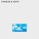 CHARLES&KEITH菱格链条斜挎长款钱包女士生日礼物送女友CK6-30681013-1 Multi综合色 XS